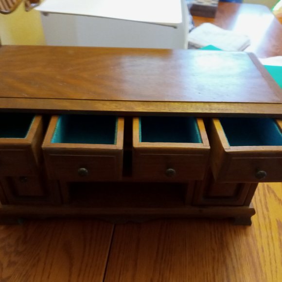 Large Wood Jewelry Box - Picture 3 of 7